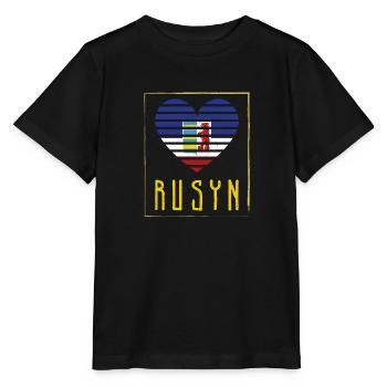 Rusyn Kiewer Rus Slawen Herkunft Karpaten - Stanley/Stella Kinder T-Shirt MINI CREATOR  - Schwarz - Vorne - Mikhail (115cm)