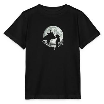 Amour des animaux Ferme Fermier Femme du fermier Vie à la ferme - T-shirt bio MINI CREATOR Stanley/Stella Enfant - noir - Devant - Mikhail (115cm)