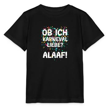 Que j’aime le carnaval Alaaf Confettis du carnaval - T-shirt bio MINI CREATOR Stanley/Stella Enfant - noir - Devant - Mikhail (115cm)