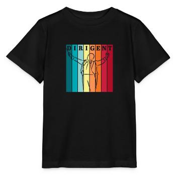 Conductor Characteristics Conductor Music Teacher - Stanley/Stella MINI CREATOR Kids’ T-Shirt - black - Front - Mikhail (115cm)