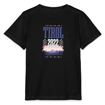 Tyrol 2022 - T-shirt bio MINI CREATOR Stanley/Stella Enfant - noir - Devant - Mikhail (115cm)