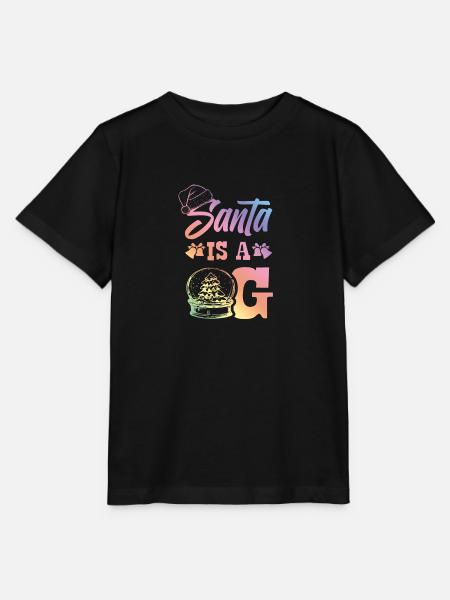 Santa is a OG - Stanley/Stella Kinder T-Shirt MINI CREATOR - Schwarz