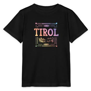Tyrol Autriche - T-shirt bio MINI CREATOR Stanley/Stella Enfant - noir - Devant - Mikhail (115cm)