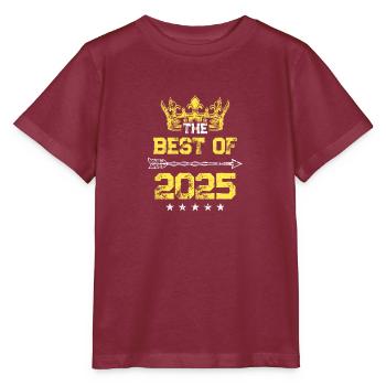 2025 meilleur anniversaire - T-shirt bio MINI CREATOR Stanley/Stella Enfant - bordeaux - Devant - Kain (125cm)