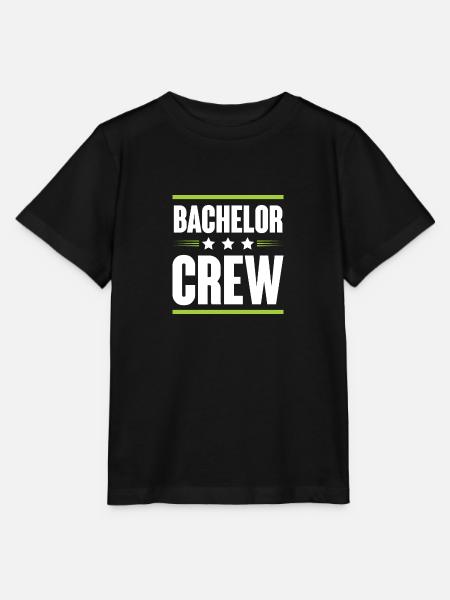 Bachelor Crew - Stanley/Stella Kinder T-Shirt MINI CREATOR - Schwarz