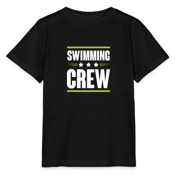 Swimming Crew - Stanley/Stella MINI CREATOR Kids’ T-Shirt - black - Front - Mikhail (115cm)