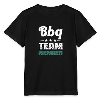 Équipe Bbq - T-shirt bio MINI CREATOR Stanley/Stella Enfant - noir - Devant - Mikhail (115cm)