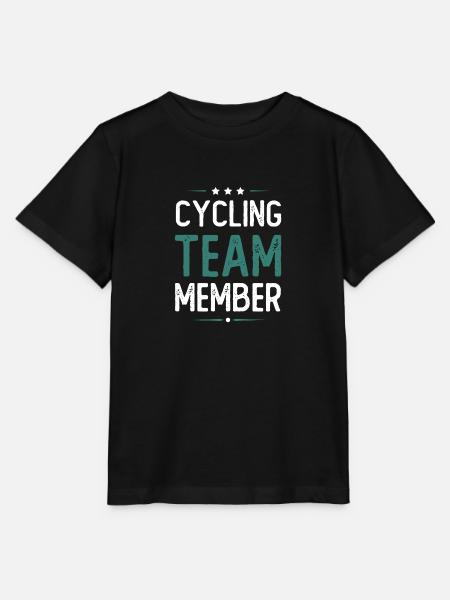 Cycling Team - Stanley/Stella Kinder T-Shirt MINI CREATOR - Schwarz