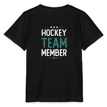 Hockey Team - Stanley/Stella MINI CREATOR Kids’ T-Shirt - black - Front - Mikhail (115cm)
