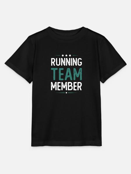 Équipe de course à pied - T-shirt bio MINI CREATOR Stanley/Stella Enfant - noir