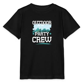 Équipe de fête en plein air - T-shirt bio MINI CREATOR Stanley/Stella Enfant - noir - Devant - Mikhail (115cm)