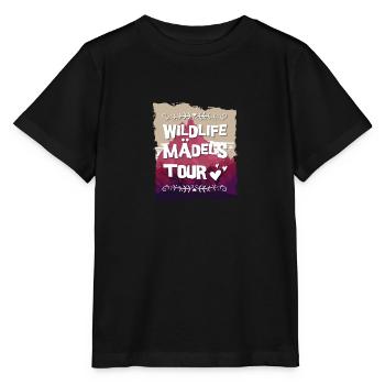 Wildlife Mädels Tour - Stanley/Stella Kinder T-Shirt MINI CREATOR  - Schwarz - Vorne - Mikhail (115cm)