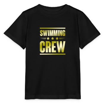 Swimming Crew - Stanley/Stella MINI CREATOR Kids’ T-Shirt - black - Front - Mikhail (115cm)