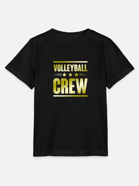 Volleyball Crew - Stanley/Stella Kinder T-Shirt MINI CREATOR  - Schwarz