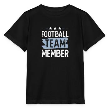 Équipe de football - T-shirt bio MINI CREATOR Stanley/Stella Enfant - noir - Devant - Mikhail (115cm)