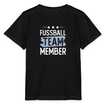 Football Team - Stanley/Stella MINI CREATOR Kids’ T-Shirt - black - Front - Mikhail (115cm)