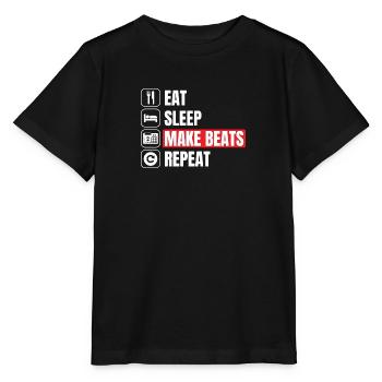 Beat Maker Beat Creator Musikproduzent - Stanley/Stella Kinder T-Shirt MINI CREATOR  - Schwarz - Vorne - Mikhail (115cm)