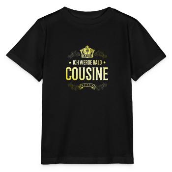 Ich werde Bald Cousine - Stanley/Stella Kinder T-Shirt MINI CREATOR  - Schwarz - Vorne - Mikhail (115cm)