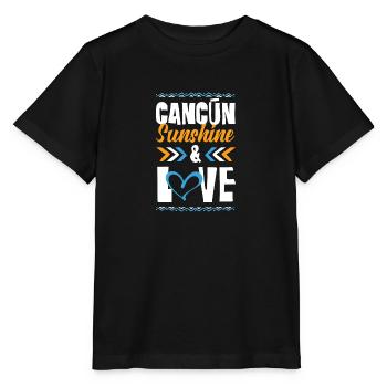 Cancun Amour - T-shirt bio MINI CREATOR Stanley/Stella Enfant - noir - Devant - Mikhail (115cm)