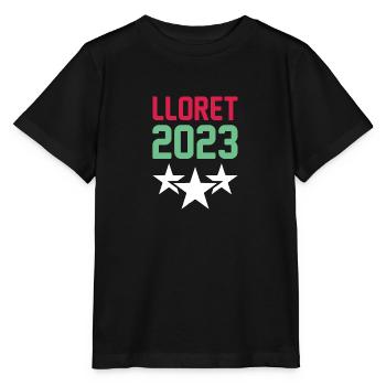 Lloret De Mar 2023 Krone - Stanley/Stella Kinder T-Shirt MINI CREATOR  - Schwarz - Vorne - Mikhail (115cm)