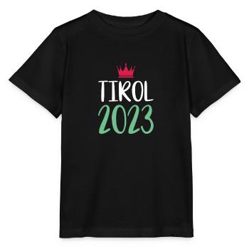 Tyrol 2023 - T-shirt bio MINI CREATOR Stanley/Stella Enfant - noir - Devant - Mikhail (115cm)