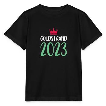 Goldstrand 2023 - Stanley/Stella Kinder T-Shirt MINI CREATOR  - Schwarz - Vorne - Mikhail (115cm)
