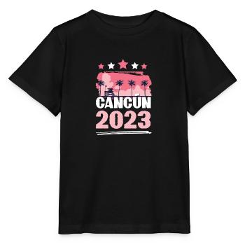 Cancun 2023 - Stanley/Stella Kinder T-Shirt MINI CREATOR  - Schwarz - Vorne - Mikhail (115cm)