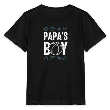 baby papas junge - Stanley/Stella Kinder T-Shirt MINI CREATOR  - Schwarz - Vorne - Mikhail (115cm)