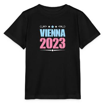 Vienne 2023 Vienne - T-shirt bio MINI CREATOR Stanley/Stella Enfant - noir - Devant - Mikhail (115cm)
