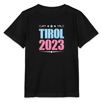 Tyrol 2023 - T-shirt bio MINI CREATOR Stanley/Stella Enfant - noir - Devant - Mikhail (115cm)