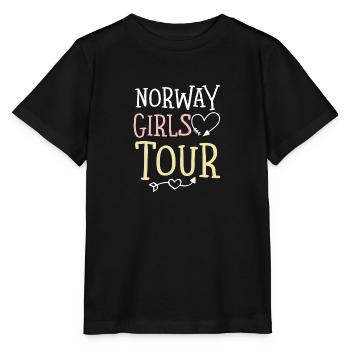 Tournée des filles de Norvège - T-shirt bio MINI CREATOR Stanley/Stella Enfant - noir - Devant - Mikhail (115cm)