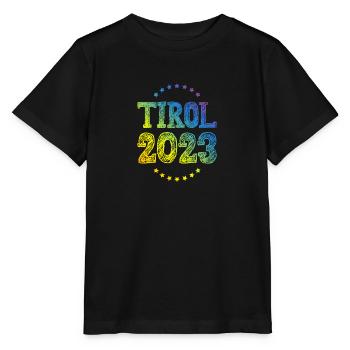 Tyrol 2023 - T-shirt bio MINI CREATOR Stanley/Stella Enfant - noir - Devant - Mikhail (115cm)