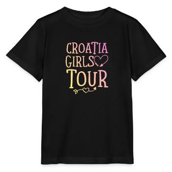 Tournée des filles en Croatie - T-shirt bio MINI CREATOR Stanley/Stella Enfant - noir - Devant - Mikhail (115cm)