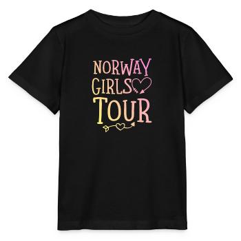 Tournée des filles de Norvège - T-shirt bio MINI CREATOR Stanley/Stella Enfant - noir - Devant - Mikhail (115cm)