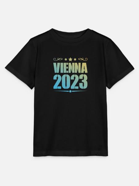 Vienna 2023 Wien - Stanley/Stella Kinder T-Shirt MINI CREATOR - Schwarz
