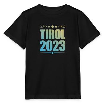 Tyrol 2023 - T-shirt bio MINI CREATOR Stanley/Stella Enfant - noir - Devant - Mikhail (115cm)