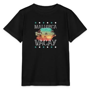 Tourisme Majorque - T-shirt bio MINI CREATOR Stanley/Stella Enfant - noir - Devant - Mikhail (115cm)