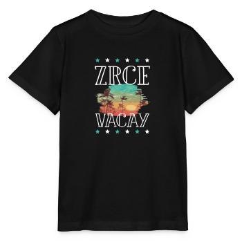 Tourisme Zrce - T-shirt bio MINI CREATOR Stanley/Stella Enfant - noir - Devant - Mikhail (115cm)
