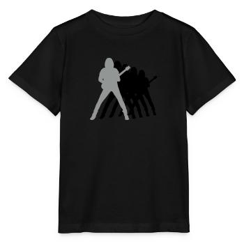 guitarist - Stanley/Stella MINI CREATOR Kids’ T-Shirt - black - Front - Mikhail (115cm)