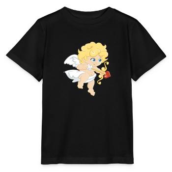 Cupidon - T-shirt bio MINI CREATOR Stanley/Stella Enfant - noir - Devant - Mikhail (115cm)