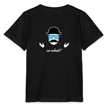 so what Sir - Stanley/Stella Kinder T-Shirt MINI CREATOR  - Schwarz - Vorne - Mikhail (115cm)