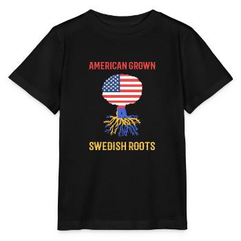 Schweden Schwedisch - Stanley/Stella Kinder T-Shirt MINI CREATOR  - Schwarz - Vorne - Mikhail (115cm)