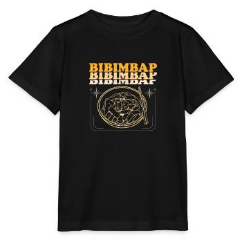 Koreanische Asiatische Küche Bibimbap Ramen - Stanley/Stella Kinder T-Shirt MINI CREATOR  - Schwarz - Vorne - Mikhail (115cm)