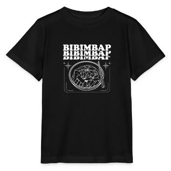 Koreanische Asiatische Küche Bibimbap Ramen - Stanley/Stella Kinder T-Shirt MINI CREATOR  - Schwarz - Vorne - Mikhail (115cm)