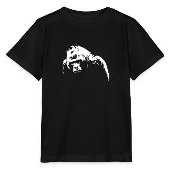 gorilla - T-shirt bio MINI CREATOR Stanley/Stella Enfant - noir - Devant - Mikhail (115cm)