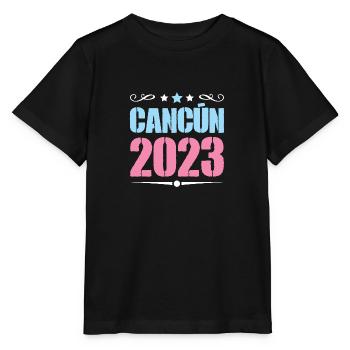 Cancun 2023 - T-shirt bio MINI CREATOR Stanley/Stella Enfant - noir - Devant - Mikhail (115cm)