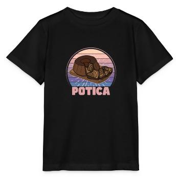 Potica Rollkuchen Slowenien Osteuropa Rezept - Stanley/Stella Kinder T-Shirt MINI CREATOR  - Schwarz - Vorne - Mikhail (115cm)