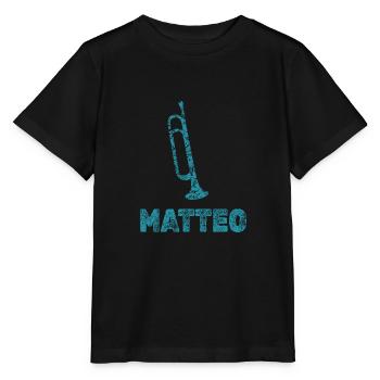 Blasmusik Matteo - Stanley/Stella Kinder T-Shirt MINI CREATOR  - Schwarz - Vorne - Mikhail (115cm)
