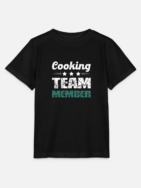 Cooking Team - Stanley/Stella Kinder T-Shirt MINI CREATOR  - Schwarz
