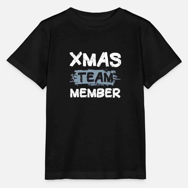L’équipe de Noël - T-shirt bio MINI CREATOR Stanley/Stella Enfant - noir